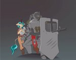 Rating: s
ID: 5329165
Date: 2025-01-25 05:34:08 -0500
Status: active
Score: 78
5:4 animated anthro armor ballistic_shield bullet chapaevv cross digital_media_(artwork) dragon duo english_text equid equine fan_character female full_armor gun hair hasbro headgear heavy_armor helmet holding_gun holding_object holding_ranged_weapon holding_weapon horse iron_aegis kirin kirin_(mlp) knight male mammal my_little_pony mythological_creature mythological_scalie mythology pony ranged_weapon scalie shield shooting short_playtime simple_background teal_pyre text tower_shield warrior weapon post #5329165