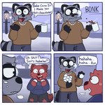 Rating: s
ID: 3735336
Date: 2022-12-06 14:19:30 -0500
Status: active
Score: 210
1:1 4_panel_comic accident ambiguous_gender anthro apology beverage black_body black_bottomwear black_clothing black_fur black_pants blue_bottomwear blue_clothing blue_hoodie blue_pants blue_topwear blush bodily_fluids bonk_(sound_effect) bottomwear broken_heart brown_clothing brown_sweater brown_topwear building candy canid canine canis chocolate clothing clothing_cord cloud comic command command_to_move contact_onomatopoeia container cup dessert dialogue different_sound_effects domestic_dog door drawstring drawstring_topwear driveway duo ellipsis english_text food fur grey_body grey_fur happy heart_symbol hi_res hoodie hot_chocolate house impact_onomatopoeia instant_regret interjection lamp laugh light_bulb male_(lore) mammal mug nervous nervous_sweat ohmygoditguppy oliver_(ohmygoditguppy) onomatopoeia outside pants procyonid profanity raccoon red_body red_fur sky smile snaggle_tooth snow snowball sound_effects speech_bubble street_lamp sweat sweatdrop sweater tail term_of_endearment text topwear torn_bottomwear torn_clothing torn_pants vocalization watermark white_mug william_(ohmygoditguppy) window post #3735336