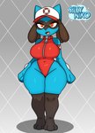 Rating: s
ID: 5598328
Date: 2025-05-25 20:24:12 -0400
Status: active
Score: 76
2025 anthro bea_(sillyniko) big_breasts black_body black_fur blue_body blue_fur breasts clothing female fur fusion generation_4_pokemon hat headgear headwear hi_res hybrid leotard lifeguard lifeguard_swimsuit lucario nintendo one-piece_swimsuit pokemon pokemon_(species) pokemon_fusion pokemorph red_clothing riolu sillyniko solo swimwear thick_thighs wide_hips zipper post #5598328
