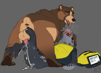 Rating: e
ID: 5617089
Date: 2025-06-02 18:34:14 -0400
Status: active
Score: 80
2025 ahegao anatomically_correct anatomically_correct_genitalia anatomically_correct_penis animal_genitalia animal_penis animal_vulva anus arm_markings aroused backpack backpack_on_floor balls bear bear_ears belly benji_(artist) big_balls big_penis blush bodily_fluids bottomless brown_arms brown_bear brown_body brown_ears brown_fur brown_hands brown_legs butt cheek_markings claws clothed clothing courier cum cum_drip cum_in_vagina cum_inside cum_on_belly cum_on_body cum_on_butt cum_on_ground cum_on_vulva digital_drawing_(artwork) digital_media_(artwork) doggystyle dripping duo employee employee_uniform english_text erection eyebrows facial_markings feet female female_feral female_on_bottom female_penetrated feral feral_on_bottom feral_on_feral feral_on_top feral_penetrated feral_penetrating feral_penetrating_feral from_behind_position fucked_silly fur furry_tail genital_fluids genitals grey_body grizzly_bear hair head_markings hi_res innie_vulva interspecies kavi_(benji) kuruk_(character) leaking leaking_cum leg_markings looking_at_another looking_at_partner looking_pleasured lying male male/female male_feral male_on_top male_penetrating male_penetrating_female mammal mane mane_hair marine markings membrane_(anatomy) monotone_background mounting multi_nipple multicolored_body multicolored_fur nipples nude on_bottom on_front on_ground on_top open_mouth partially_clothed pawpads paws penetration penile penile_penetration penis penis_in_vagina pinniped plantigrade quadruped raised_tail rear_view seal sex sheath short_tail simple_background size_difference sketch tail tail_anus tan_balls tan_belly tan_body tan_fur teats teeth text third-party_edit three-quarter_view toe_claws toes tongue tongue_out topwear topwear_only two_tone_body ursidae ursine ursine_ears ursine_genitalia ursine_penis vaginal vaginal_penetration vest vest_only vulva webbed_feet webbed_hands weddell_seal white_body post #5617089