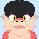 1:1 absurd_res anthro dragon fur furred_dragon furred_scalie hi_res icon male mythological_creature mythological_scalie mythology scalie solo theterranious67