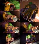 3d_(artwork) activision anthro anus ass_up balls bed bedroom bedroom_sex belly better_version_at_source big_belly bite blush bodily_fluids body_grab butt canid canine canis clenched_teeth crash_bandicoot_(series) crocodile crocodilian cum dasyuromorph digital_media_(artwork) dingo dingodile dominant duo ejaculation eyebrows eyes_closed fr34ky4urry123 from_behind_position fucked_silly furniture genital_fluids genitals happy happy_sex hi_res holding_both_legs holding_both_thighs hot_dogging humping lewdview looking_at_another looking_at_partner looking_back looking_back_at_another looking_back_at_partner looking_pleasured lying male male/male mammal marsupial motion_lines muscular muscular/overweight muscular_anthro muscular_male muscular_on_overweight narrowed_eyebrows nude on_bed on_front open_mouth orgasm orgasm_face overweight overweight/muscular overweight_anthro overweight_male pecs penile penis pillow raised_eyebrows raised_foot recently_extinct_species reptile romantic romantic_couple romantic_sex rough_sex scalie scrunchy_face sequence sex size_difference small_dom_big_sub source_filmmaker_(artwork) tail tail_aside teeth thylacine tiny_tiger wheelbarrow_position