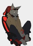 Rating: s
ID: 3981543
Date: 2023-04-09 09:17:09 -0400
Status: active
Score: 24
absurd_res barefoot black_bottomwear black_clothing black_pants bottomwear box candy canid canine canis chair claws clothed clothing container dark dessert drawstring electronics eyewear eyewear_on_head feet food food_in_mouth fully_clothed fur furniture gaming_chair headphones headphones_around_neck hi_res holding_box holding_container holding_object hood hoodie interlocked_fingers knees_pulled_up looking_at_viewer male mammal on_chair pants red_eyes shadow simple_background sitting sitting_on_chair sunglasses sunglasses_on_head tan_clothing tan_hoodie tan_topwear topwear white_background wolf wolfanine post #3981543
