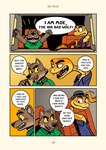 anthro bowler_hat canid canine canis clothed clothing comic dreamworks driving duo english_text excited feral game_boy game_boy_family hat headgear headwear hi_res male mammal mr._snake_(the_bad_guys) mr._wolf_(the_bad_guys) nintendo reptile saran_kit scalie snake speech_bubble text the_bad_guys wolf yelling