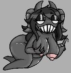 Rating: e
ID: 4478974
Date: 2023-12-17 20:42:49 -0500
Status: active
Score: 23
big_breasts black_body black_hair breasts demon digital_media_(artwork) female hair horn horned_humanoid humanoid long_hair low_res nipples not_furry nude sharp_teeth simple_background siren siren_(tboi) smile solo teeth the_binding_of_isaac_(series) the_siren thick_thighs thumbnail unknown_artist white_eyes wide_hips post #4478974