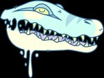 2017 absurd_res adobe_illustrator_(artwork) alligator alligatorid alpha_channel ambiguous_form ambiguous_gender blue_body blue_scales crocodilian digital_drawing_(artwork) digital_media_(artwork) dripping flat_colors headshot_portrait hi_res jaspering portrait purple_tongue reptile scales scalie sharp_teeth simple_background solo teeth tongue transparent_background yellow_eyes yellow_teeth