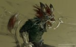 16:10 adobe_photoshop_(artwork) alchemy_(artwork) anthro barbel_(anatomy) blue_eyes clothing digital_media_(artwork) dragon eastern_dragon flesh_whiskers frown jonathanvair male mythological_creature mythological_scalie mythology open_mouth red_(reddd) scalie solo tail widescreen