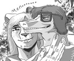 Rating: s
ID: 5630131
Date: 2025-06-09 01:57:19 -0400
Status: pending
Score: 0
ambiguous_species anthro black_text duo ear_piercing eyewear glasses greyscale hair handwritten_text leaf long_fingers male monochrome piercing rexalogy sharp_teeth short_hair sky smile stubble teeth text wearing_glasses white_sky yaoi_hands post #5630131