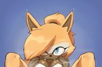 anthro big_breasts blue_eyes breasts canid canine canis cleavage clothed clothing colono fangs female idw_publishing looking_at_viewer mammal sega solo sonic_the_hedgehog_(comics) sonic_the_hedgehog_(idw) sonic_the_hedgehog_(series) teeth whisper_the_wolf wolf