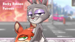 16:9 advertisement animated anthro blurred_background canid canine car city city_background crosswalk disney duo european_rabbit female fox hi_res judy_hopps lagomorph leporid male male/female mammal nick_wilde nude oryctolagus outside rabbit red_fox road rocky_rakoon short_playtime sound sound_warning suburbs town trash true_fox vehicle webm widescreen zootopia