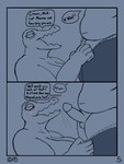 3:4 anthro big_breasts blush breasts clothed clothing comic continuity_(artist) crocodile crocodilian duo english_text female hi_res huge_breasts incest_(lore) male male/female mature_anthro mature_female mother_(lore) mother_and_child_(lore) mother_and_son_(lore) non-mammal_breasts overweight overweight_anthro overweight_female parent_(lore) parent_and_child_(lore) parent_and_son_(lore) partially_clothed reptile scalie slightly_chubby slightly_chubby_anthro slightly_chubby_male son_(lore) speech_bubble text