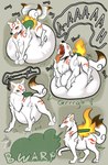 2024 abdominal_bulge absurd_res after_vore amaterasu_(okami) ambiguous_gender ambiguous_prey arkailart belly big_belly burp_cloud burping canid canine canis capcom clover_studio digestion fatal_vore female feral feral_pred fur hand_on_belly hi_res huge_belly humping_belly mammal okami_(capcom) open_mouth quadruped resting_on_belly rumbling_stomach sequence standing tail tail_motion tailwag teeth tongue tongue_out vore watermark white_body white_fur wolf