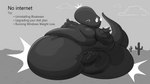 Rating: q
ID: 4161368
Date: 2023-07-10 01:46:54 -0400
Status: active
Score: 53
absurd_res anthro belly big_belly big_breasts big_butt black_body bodily_fluids breasts butt cactus cloud desert dinosaur dinosaur_(google_chrome) english_text error_message female frown google google_chrome hi_res huge_belly huge_butt hyper hyper_belly hyper_butt immobile monochrome morbidly_obese morbidly_obese_anthro morbidly_obese_female obese obese_anthro obese_female overweight overweight_anthro overweight_female plant prehistoric_species reptile scalie solo sweat sweatdrop tail text veryfilthything weight_gain post #4161368