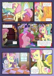 absurd_res age_difference brother_(lore) brother_and_sister_(lore) cake chimera comic dessert dialogue discord_(mlp) draconequus dragon english_text equid equine female feral fluttershy_(mlp) food friendship_is_magic group hasbro hi_res horn male mammal mustachedbain my_little_pony mythological_creature mythological_equine mythological_scalie mythology older_female pegasus pinkie_pie_(mlp) scalie sibling_(lore) sister_(lore) text twilight_sparkle_(mlp) unicorn wings young zephyr_breeze_(mlp)