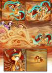 2015 absurd_res applejack_(mlp) blue_body blue_fur chilllum comic deity dialogue digital_media_(artwork) earth_pony english_text equid equine fan_character feathered_wings feathers female feral fluttershy_(mlp) friendship_is_magic fur group hair hasbro hi_res horn horse light262 magic mammal my_little_pony mythological_creature mythological_equine mythology pinkie_pie_(mlp) pony princess_tempora rainbow_dash_(mlp) rarity_(mlp) sand shaded text twilight_sparkle_(mlp) unicorn winged_unicorn wings