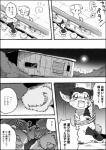 ayaka canid canine canis comic domestic_dog feral hanako_(ayaka) husky kyappy mammal monochrome nordic_sled_dog right_to_left shiba_inu shibeta spitz text translated