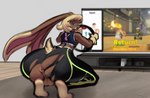 Rating: e
ID: 2859789
Date: 2021-08-02 11:27:44 -0400
Status: active
Score: 50
anus arms_bent balls bent_legs big_butt bottomwear brown_body brown_fur butt clothing comet_bun cometbun controller crouching electronics exercise femboy fur game_console game_controller game_screen genitals hair hi_res holding_controller holding_game_controller holding_object idlepotoo joycon_controller lagomorph legwear long_ears looking_back male mammal microsoft nintendo nintendo_console nintendo_controller nintendo_switch pants playstation playstation_4 playstation_console ps4_console ring_fit_adventure ringcon_controller screen screencap short_tail signature sony_corporation sony_interactive_entertainment spread_knees squats switch_charger tail television thick_thighs tight_clothing tights topwear torn_clothing torn_legwear torn_tights wii wii_console workout xbox xbox_console xbox_game_studios xbox_series_x xbox_series_x/s yoga_pants post #2859789