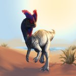 Rating: s
ID: 5131623
Date: 2024-10-22 05:33:31 -0400
Status: active
Score: 7
1:1 2022 ambiguous_gender avian_caruncle biped blue_markings claws commander_ledi day desert dewlap_(anatomy) dilophosaurid dilophosaurus dinosaur feral full-length_portrait grey_stripes head_crest hi_res male_(lore) markings oasis orange_eyes outside plant portrait prehistoric_species red_markings reptile sand scalie solo stripes theropod walking water wattle white_body white_claws post #5131623