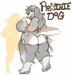 2017 anthro big_breasts boots breasts butt canid canine clothed clothing colored digital_media_(artwork) english_text female footwear jinti mammal obese obese_anthro obese_female overweight overweight_anthro overweight_female shoes simple_background solo standing text tight_clothing white_background wrestling_outfit