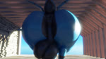 16:9 3d_(artwork) 3d_animation animated anus arthropod balls big_balls big_butt big_penis blue_penis bouncing_balls butt carapace damon3d digital_media_(artwork) feral generation_5_pokemon genitals hi_res huge_balls huge_butt huge_penis hyper hyper_balls hyper_butt hyper_genitalia hyper_penis insect looking_at_viewer looking_back loop male nintendo no_sound outside penis pokemon pokemon_(species) presenting presenting_hindquarters scolipede short_playtime solo teasing webm widescreen