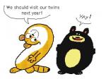 4:3 american_black_bear bear black_bear dialogue digital_media_(artwork) duo english_text felid flipnote_studio_(artwork) keke_(artist) low_res mammal number pantherine simple_background speech_bubble text tiger ursine white_background