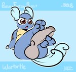 1upgobbo 2023 ambiguous_gender anthro balls duo feet foot_fetish foot_play footjob generation_1_pokemon genitals hi_res male nintendo penile pokemon pokemon_(species) sex wartortle