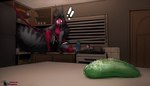 biyokant female food hair haze_(vision_haze) hi_res horn kitchen melee_weapon pickle_(food) solo sword vision_haze weapon yttrium_(artist)