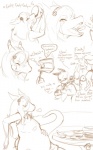 Rating: s
ID: 218792
Date: 2012-06-03 22:30:44 -0400
Status: active
Score: 21
2_horns 5:8 anthro belly big_belly biped bowl chef chewing clothing comic container dialogue dragon dress drip_dry drip_dry_feast ears_front ears_up eating employee english_text eyes_closed female food grey_text group hair hair_on_shoulders hand_on_belly head_horn hi_res holding_bowl holding_container holding_object horn lagomorph lizard looking_aside lucky_(soulofmusashi) male mammal monochrome mythological_creature mythological_scalie mythology open_mouth plate reptile restaurant satisfied scalie simple_background sketch soulofmusashi soup stuffing tail teeth text waiter washing_dishes post #218792