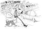 Rating: s
ID: 5542895
Date: 2025-05-01 22:34:30 -0400
Status: active
Score: 6
2022 absurd_res ambiguous_gender anatola_howard_(maroonracoon) anthro bacon blush boots bottomwear bread bunny_(anatola_howard) camo camo_bottomwear camo_clothing camo_pants camo_print canid canine caption car cellphone clothed clothed_anthro clothing comic directional_arrow duo egg electronics english_text food footwear fox fox_(anatola_howard) fruit hand_holding hi_res high_heeled_boots high_heels holding_cellphone holding_object holding_phone holding_smartphone lagomorph leporid looking_at_another looking_down mammal meat monochrome musical_note musical_symbol outside pants pastry pattern_bottomwear pattern_clothing pattern_pants phone plant rabbit road sandals shirt shoes sidewalk smartphone smile sound_effects sweater symbol tail text thought_bubble topwear traditional_media_(artwork) traffic vehicle walking post #5542895