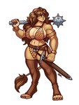 Rating: q
ID: 3654302
Date: 2022-10-27 22:35:40 -0400
Status: active
Score: 67
2022 3:4 4_toes 5_fingers amazon anthro armor belt bikini bikini_armor blazbaros bottomwear breasts brown_hair chainmail chainmail_bikini claws cleavage clothed clothing digitigrade ear_piercing ear_ring feet felid female fingers fur hair hi_res leggings legwear lion loincloth long_hair mace mammal melee_weapon pantherine piercing ring_piercing sheathed_weapon simple_background skimpy solo spiked_mace swimwear sword tan_body tan_fur thigh_highs toeless_legwear toes two-piece_swimsuit unconvincing_armor weapon weapon_over_shoulder white_background post #3654302