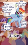 5:8 absurd_res blue_body blue_feathers english_text equid equine feathers female feral friendship_is_magic hair hasbro hi_res keetch10 mammal multicolored_hair my_little_pony mythological_creature mythological_equine mythology pegasus rainbow_dash_(mlp) rainbow_hair text wings