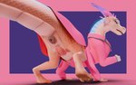 3d_(artwork) absurd_res anus babe_(luck) butt chadotexas claws clothing dark_anus digital_media_(artwork) dragon eastern_dragon feet female genitals hi_res horn horn_jewelry jewelry luck_(film) multi_arm multi_limb mythological_creature mythological_scalie mythology non-mammal_pussy pink_pussy plump_labia puffy_anus pussy scalie simple_background smile soles solo tail_anus tailbutt taur toes tongue