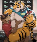 Rating: e
ID: 5605924
Date: 2025-05-29 00:49:32 -0400
Status: active
Score: 149
anthro barazoku biped bodily_fluids canid canine canis clothing duo erection felid footwear genital_fluids genitals gh0stfood glans hi_res humanoid_genitalia humanoid_penis leaking_precum licking male male/male mammal muscular muscular_anthro muscular_male nipple_fetish nipple_lick nipple_play nipples pantherine penis precum red_clothing red_footwear red_shoes shoes size_difference tiger toby_(gh0stfood) tongue undressing_self wolf post #5605924