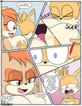 age_difference anthro breast_play breast_suck breasts canid canine comic dialogue duo female fox hi_res lagomorph leporid lipstick luckster1234 makeup male male/female mammal mature_female miles_prower older_female rabbit sega shy sonic_the_hedgehog_(series) sucking suckling teasing vanilla_the_rabbit younger_male