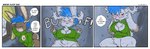 Rating: q
ID: 5608830
Date: 2025-05-30 08:15:14 -0400
Status: active
Score: 11
2025 2_horns anthro antlers big_breasts biped bite_mark blue_hair bottomless bottomless_female breasts brown_body buckteeth cleavage cleavage_cutout clothed clothing comic cutout dialogue ear_piercing ear_ring eyewear female floppy_ears glasses grey_body hair hi_res horn inside jackalope lagomorph looking_at_viewer mammal medium_breasts mohawk ninabun_(s-nina) piercing pince-nez pink_nose ring_piercing s-nina scut_tail short_tail solo speech_bubble sweater sweater_only tail teeth thought_bubble topwear topwear_only turtleneck winter winter_coat post #5608830