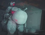 Rating: q
ID: 5155010
Date: 2024-11-01 20:13:46 -0400
Status: active
Score: 86
abs absurd_res anthro anthro_pred areola belly big_areola big_belly big_breasts big_stomach big_tail breasts clothing costume crunching digestion_noises electronics female fish glowing glowing_markings gore grey_body grey_scales halloween halloween_costume hand_on_hip hi_res holidays implied_blood implied_hard_vore inside marine markings mummy_wrappings muscular muscular_female nipples oral_vore ruth_(sharkstuff) scales shark sharkstuff tail television textless thick_thighs unseen_prey vore post #5155010