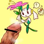 1:1 3939powagucho censored duo english_text female floette flower generation_6_pokemon human interspecies male mammal micro nintendo plant pokemon pokemon_(species) pokephilia question_mark red_flower_floette text