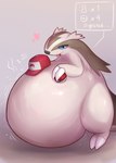 Rating: e
ID: 4918287
Date: 2024-07-14 09:25:59 -0400
Status: active
Score: 49
absurd_res after_vore ambiguous_gender ambiguous_prey baseball_cap belly big_belly bloated blue_eyes bodily_fluids brown_body brown_fur brown_markings claws clothing count death digestion dripping fatal_vore feral feral_pred fur generation_3_pokemon grey_background hat hat_on_belly headgear headwear heart_symbol hi_res huge_belly human human_prey hyper hyper_belly kemono linoone linoone_pred mammal markings motion_lines multiple_prey nintendo pokeball pokeball_vore pokemon pokemon_(species) red_tongue rumbling_stomach saliva saliva_drip semi-anthro simple_background skull_symbol solo tail tan_belly tan_body tan_fur text tongue tongue_out vore white_claws zeg_yoros post #4918287