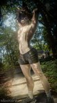 Rating: e
ID: 5603332
Date: 2025-05-27 23:14:35 -0400
Status: pending
Score: 10
2025 3d_(artwork) 9:16 anthro athletic athletic_anthro athletic_male black_hair bodily_fluids brown_body brown_fur bulge canid canine canis clothed clothing detailed_bulge digital_media_(artwork) footprint footwear forest fur hair hands_behind_head jackal jake_(maxkore) male mammal markings maxkore navel navel_piercing nike nipple_piercing nipples outside pawprint pawprint_(marking) piercing plant purple_eyes scar shoes shorts_only signature sneakers socks solo stretching sweat tail tan_body tan_fur tattoo topless topless_male tree post #5603332