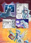 2018 2_penises ahuizotl_(mlp) anal anal_penetration book chimera comic cutie_mark daring_do_(mlp) dialogue digital_media_(artwork) discord_(mlp) double_penetration draconequus duo english_text equid equine feathered_wings feathers female female_penetrated feral friendship_is_magic genitals hair hasbro hi_res hooves horn japanese_text licking male male/female male_penetrating male_penetrating_female mammal multi_genitalia multi_penis multicolored_hair multicolored_tail my_little_pony mythological_creature mythological_equine mythology open_mouth oral paired_penetration patreon patreon_logo pegasus penetration penile penis penis_lick princess_celestia_(mlp) purple_eyes reading sex stepanda tail text tongue tongue_out url vaginal vaginal_penetration winged_unicorn wings