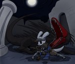 Rating: s
ID: 5545001
Date: 2025-05-02 22:32:03 -0400
Status: active
Score: 10
2025 ambiguous_gender anthro back_spines belt black_eyes blue_clothing blue_topwear bottomwear brown_belt brown_bottomwear brown_cape brown_clothing brown_gloves brown_handwear brown_pants cape cel_shading clothed clothing dark_souls duo empty_eyes feral fingers forked_tongue fromsoftware fully_clothed gloves handwear leg_armor lizard lizard_(rain_world) marielx moon night open_mouth outside pants pouch_(clothing) rain_world red_body red_lizard_(rain_world) reflection reptile scalie shaded sharp_teeth slugcat standing tail teeth tongue topwear videocult water white_body wide_stance post #5545001