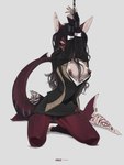 Rating: e
ID: 5648977
Date: 2025-06-17 14:42:16 -0400
Status: active
Score: 34
3:4 anthro black_sclera bodily_fluids bottomwear bound breasts button_(fastener) chain chained clothed clothing clothing_aside cuff_(restraint) curvy_figure dark_hair ear_piercing erect_nipples exposed_breasts female fin fin_piercing fish furgonomics furry-specific_piercing genital_fluids genitals grey_clothing hair hair_between_breasts hale. hands_above_head hi_res highlights_(coloring) hourglass_figure inner_thigh kneeling leg_muscles looking_at_viewer marine markings messy_hair narrowed_eyes nipple_piercing nipples no_underwear non-mammal_breasts non-mammal_ears non-mammal_hair non-mammal_nipples office_clothing one_eye_obstructed open_clothing open_topwear orange_eyes piercing red_body red_skin restrained restraints rose_(kamikazekit) shark shirt skirt small_waist solo spread_legs spreading suit suit_jacket topwear topwear_aside upskirt vaginal_fluid_string vaginal_fluids vest vulva white_markings wide_hips wrist_cuffs post #5648977
