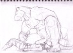 Rating: e
ID: 5571424
Date: 2025-05-14 10:44:53 -0400
Status: pending
Score: 18
anthro balls balls_on_face barazoku big_balls big_penis bound crouching dominant dominant_anthro duo erection feet felid forced fur genitals human human_on_anthro interspecies jeri_kleinlowe male male/male mammal navel nipples nude pantherine penis rape sex simple_background size_difference smile tea_bagging tiger traditional_media_(artwork) white_background post #5571424
