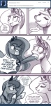 comic dialogue duo english_text equid equine feathered_wings feathers female feral friendship_is_magic hasbro hi_res horn john_joseco mammal my_little_pony mythological_creature mythological_equine mythology princess princess_celestia_(mlp) princess_luna_(mlp) royalty shout text tumblr winged_unicorn wings