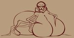 Rating: q
ID: 4442411
Date: 2023-11-29 01:44:04 -0500
Status: active
Score: 30
8_legs arachnid arthropod arthropod_abdomen big_abdomen big_breasts breasts breasts_on_ground busty_feral chelicerae earless featureless_breasts female feral half-closed_eyes hand_on_breast hi_res huge_breasts insect looking_at_self looking_down mandibles monochrome multi_limb narrowed_eyes neck_tuft scissor_chelicerae simple_background sketch smokey_blokey solo spider tuft post #4442411