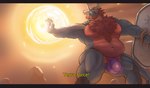 Rating: e
ID: 5588323
Date: 2025-05-21 13:01:19 -0400
Status: active
Score: 32
2020 absurd_res anthro armor bandai_namco barazoku beard biped black_body body_hair bulge chest_hair clothed clothing countershading detailed_bulge digimon digimon_(species) dinosaur facial_hair hair headgear helmet hi_res looking_away low-angle_view male multicolored_body musclegut muscular muscular_arms muscular_legs muscular_male pecs prehistoric_species pubes purple_clothing purple_underwear red_body red_hair reptile scalie shield solo steen tagg tail text tight_clothing topless topless_male two_tone_body underwear wargreymon post #5588323