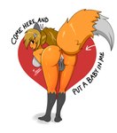 angrycaboose anthro bodily_fluids cabby_(angrycaboose) canid canine female fox genital_fluids genitals hi_res impregnation_request mammal presenting presenting_pussy pussy raised_tail red_fox solo spread_pussy spreading tail true_fox vaginal_fluids