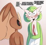 Rating: s
ID: 5638458
Date: 2025-06-12 20:28:16 -0400
Status: active
Score: 39
2025 ambiguous_gender anthro biped black_sclera brown_body brown_fur dialogue duo frown fur gardevoir generation_3_pokemon generation_4_pokemon green_body humanoid lopunny mouth_closed multicolored_body multicolored_fur nintendo open_mouth open_smile pokemon pokemon_(species) question_mark red_body red_eyes saltyxodium smile tan_body tan_fur tongue white_body post #5638458