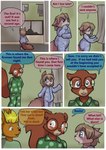 2017 anthro babystar biped child comic detailed_background dialogue digital_media_(artwork) eeveelution english_text eyewear female flareon fur gemma_polson generation_1_pokemon glasses group hair hi_res male mammal nintendo pokemon pokemon_(species) rasile_murdock rodent sciurid standing text toddler tree_squirrel trio young young_anthro zeezee_murdock