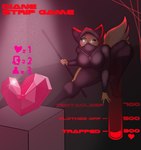 anthro breasts canid canine diane_foxington dreamworks english_text female fox foxgumie gem hi_res mammal orange_body solo strip_game strip_meme text the_bad_guys twitter_strip_poll